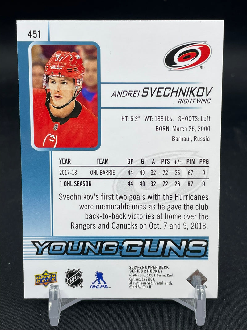 2024 UPPER DECK SERIES TWO - YOUNG GUNS RENEWED - A. SVECHNIKOV -