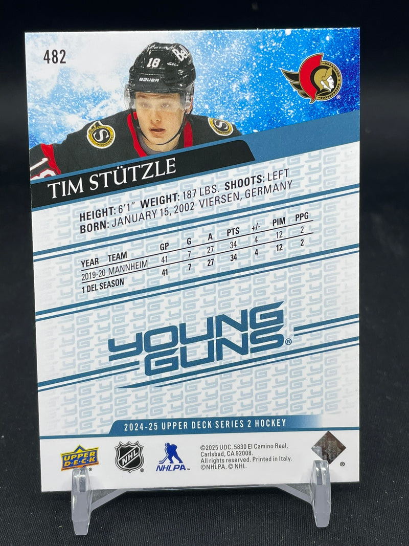2024 UPPER DECK SERIES TWO - YOUNG GUNS RENEWED - T. STUTZLE -