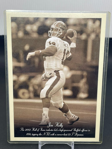 2009 UPPER DECK PHILADELPHIA FOOTBALL - BOX TOPPER 5X7 - JIM KELLY - #RC-21