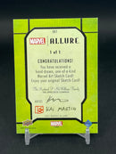 2021 UPPER DECK MARVEL ALLURE - SKETCH CARD - CAPTAIN AMERICA - #SKT - #1/1