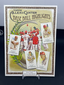 2008 TOPPS ALLEN & GINTER - BASEBALL HIGHLIGHTS JUMBO CARD - PHILLIES CATCH THE METS -