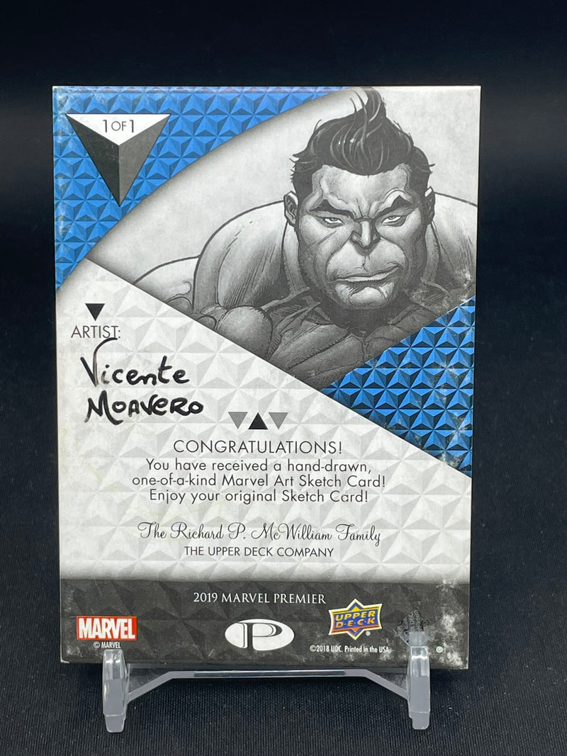 2019 UPPER DECK MARVEL PREMIER - SKETCH CARD - HULK -