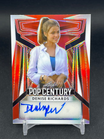 2022 LEAF POP CENTURY - RED - DENISE RICHARDS - #BA-DR1 - AUTOGRAPH