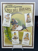 2008 TOPPS ALLEN & GINTER - BASEBALL HIGHLIGHTS JUMBO CARD - ROCKIES/PADRES ONE-GAME PLAYOFF PLAY AT THE PLATE -