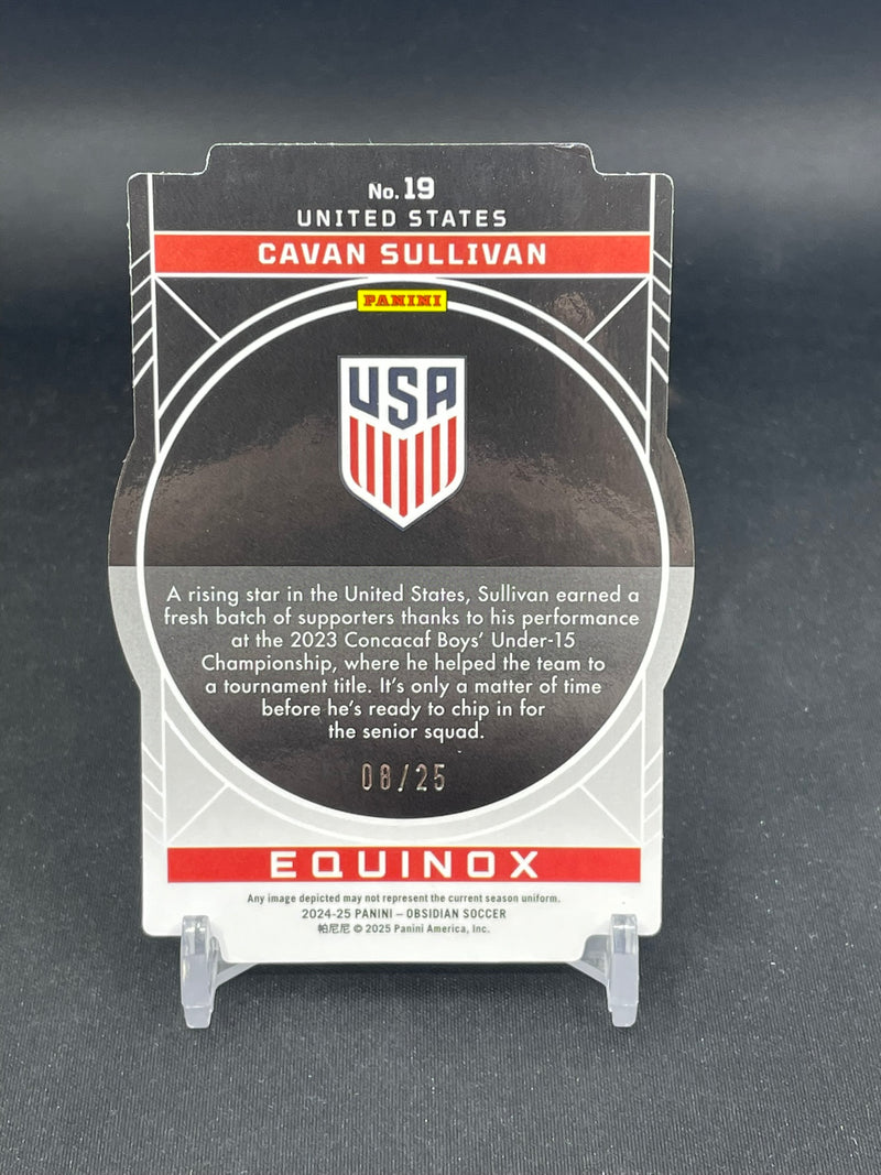 2024 PANINI OBSIDIAN - EQUINOX - C. SULLIVAN - #19 - #'D/25 - RC