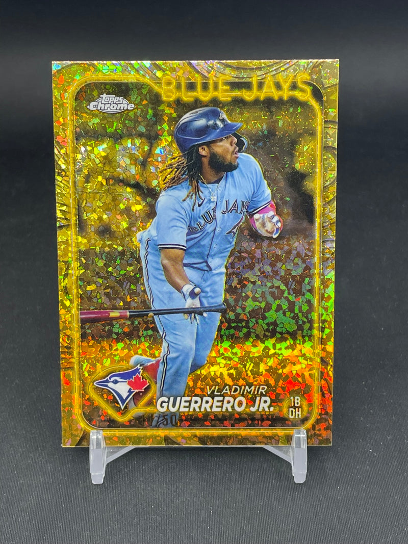 2024 TOPPS CHROME - GOLD MINI DIAMOND - V. GUERRERO JR. - #14 - #'D/50