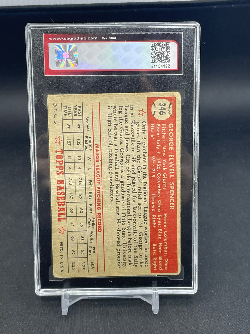 1952 TOPPS - G. SPENCER -