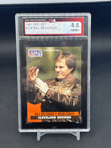 1991 PRO SET - B. BELICHICK - #126 - KSA 8.5