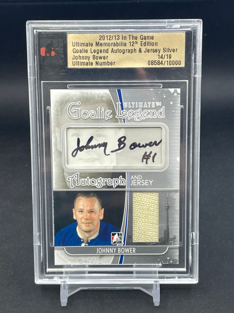 2012 IN THE GAME - ULTIMATE GOALIE LEGEND - J. BOWER -