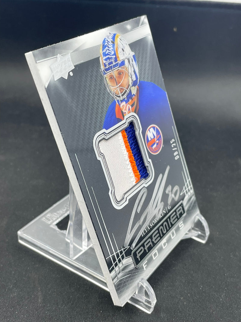 2022 UPPER DECK PREMIER - PREMIER FOCUS - I. SOROKIN - #PFAP-JS - #'D/25 - RELIC - AUTOGRAPH