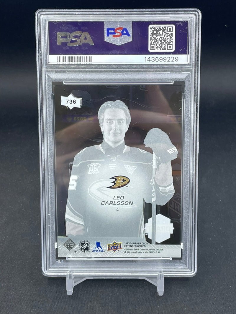 2023 UPPER DECK EXTENDED SERIES - CLEAR CUT - 1ST ROUND DRAFT PICKS - L. CARLSSON -