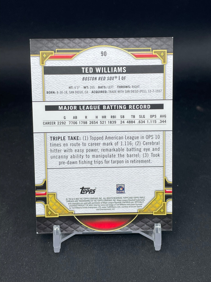 2022 TOPPS TRIPLE THREADS - T. WILLIAMS -