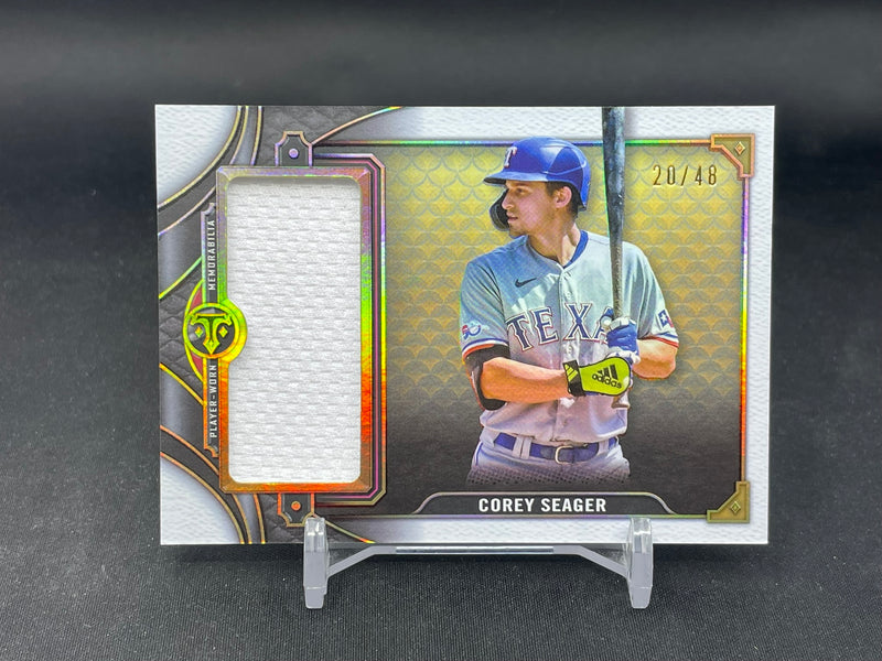 2022 TOPPS TRIPLE THREADS - C. SEAGER - #SJR3-CS1 - #'D/48 - RELIC