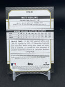 2022 TOPPS TRIPLE THREADS - EMERALD - M. VIERLING - #RFPAR-MV - #'D/50 - TRIPLE RELIC - AUTOGRAPH - RC