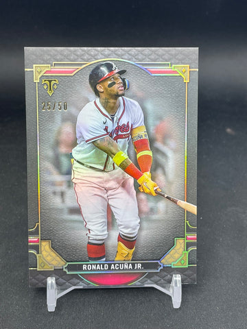 2022 TOPPS TRIPLE THREADS - ONYX - R. ACUNA JR. - #2 - #'D/50