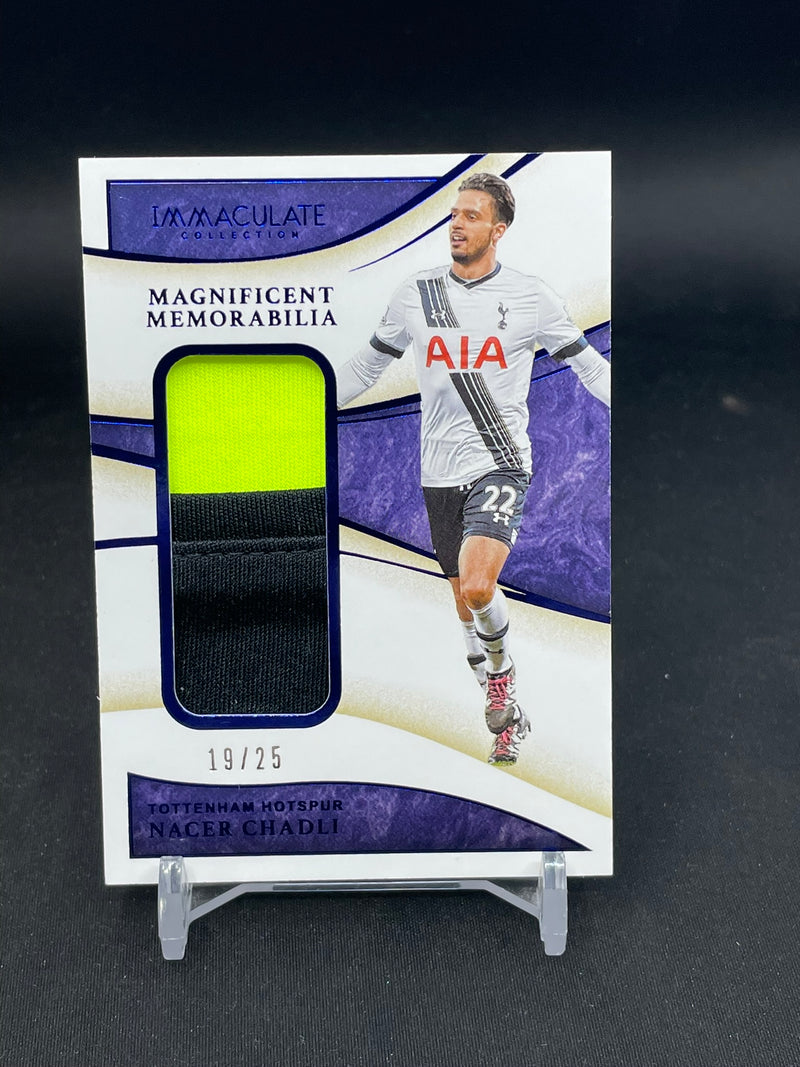 2020 PANINI IMMACULATE - BLUE SAPPHIRE - MAGNIFICENT MEMORABILIA - N. CHADLI - #MG-NC - #'D/25 - RELIC