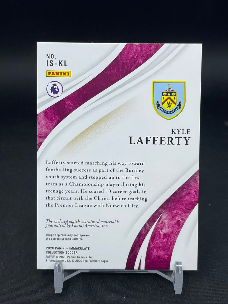 2020 PANINI IMMACULATE - K. LAFFERTY - #IS-KL - #'D/50 - RELIC