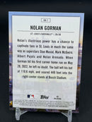 2023 TOPPS SERIES ONE - HOME FIELD ADVANTAGE - N. GORMAN -