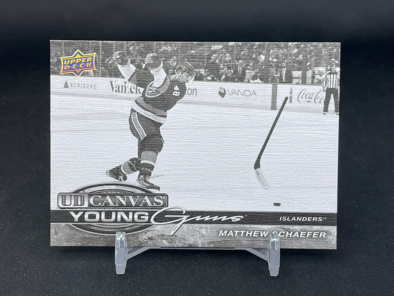 2025 UPPER DECK EXTENDED SERIES - B/W - UD CANVAS - YOUNG GUNS - M. SCHAEFER -