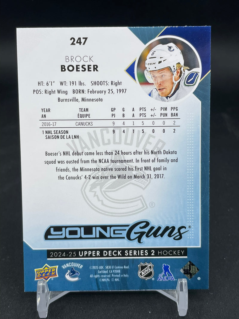 2024 UPPER DECK SERIES TWO - YOUNG GUNS RENEWED - B. BOESER -