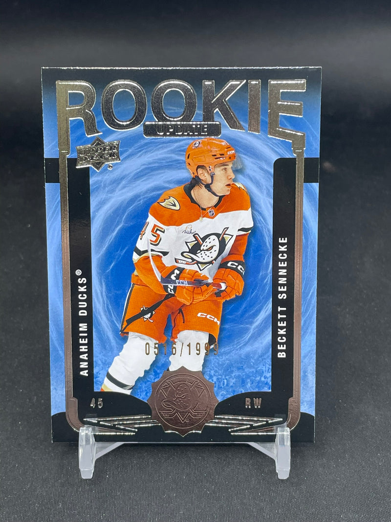 2025 UPPER DECK EXTENDED SERIES - ROOKIE UPDATE - B. SENNECKE - #RU-40 - #'D/1999 - RC