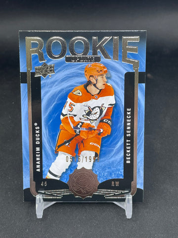 2025 UPPER DECK EXTENDED SERIES - ROOKIE UPDATE - B. SENNECKE - #RU-40 - #'D/1999 - RC