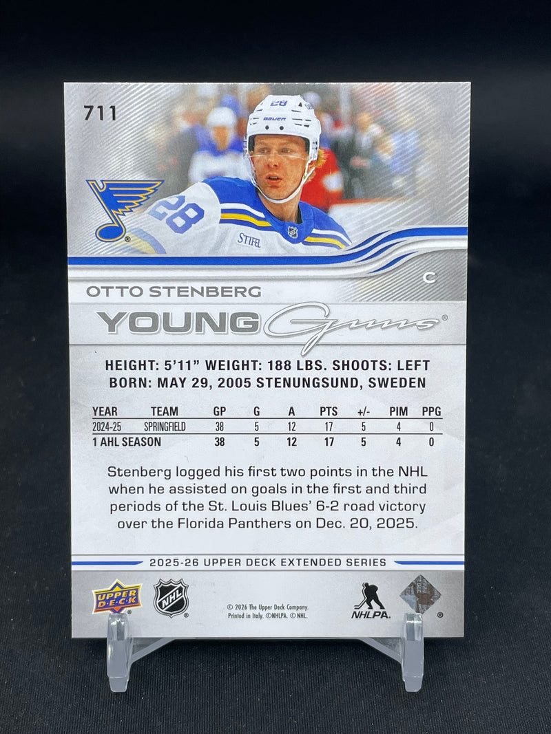 2025 UPPER DECK EXTENDED SERIES - YOUNG GUNS - O. STENBERG -