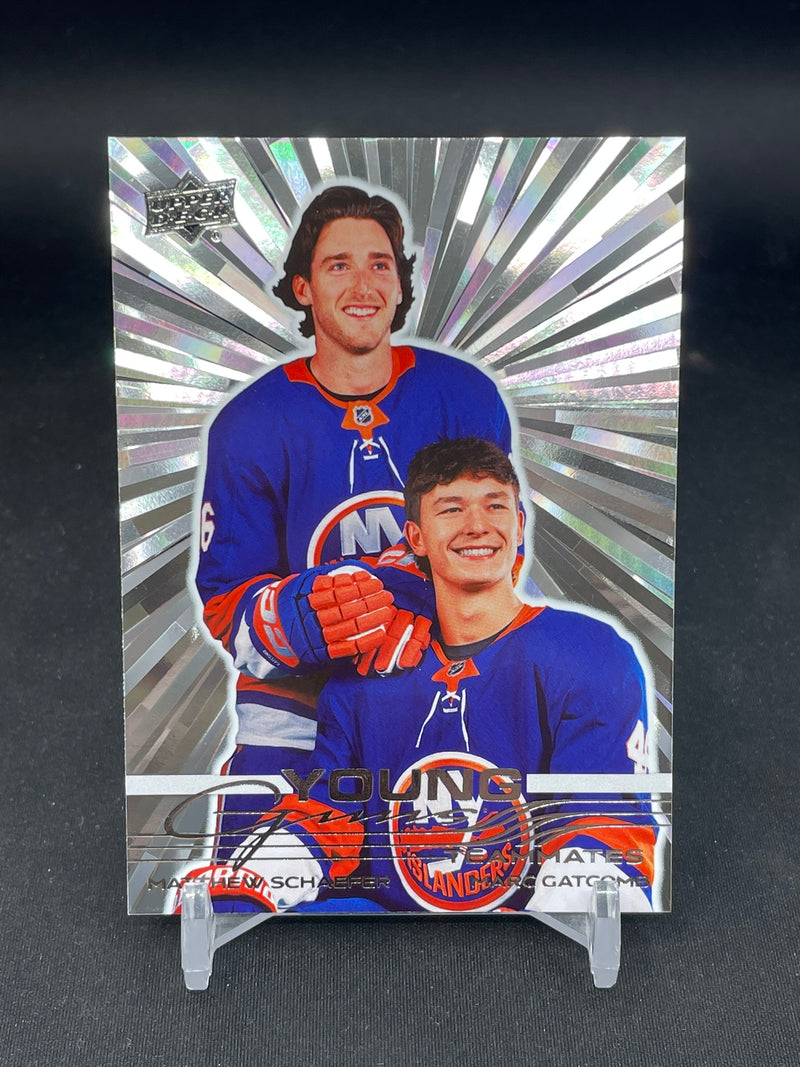 2025 UPPER DECK SERIES TWO - OUTBURST - YOUNG GUNS - M. SCHAEFER / M. GATCOMB -