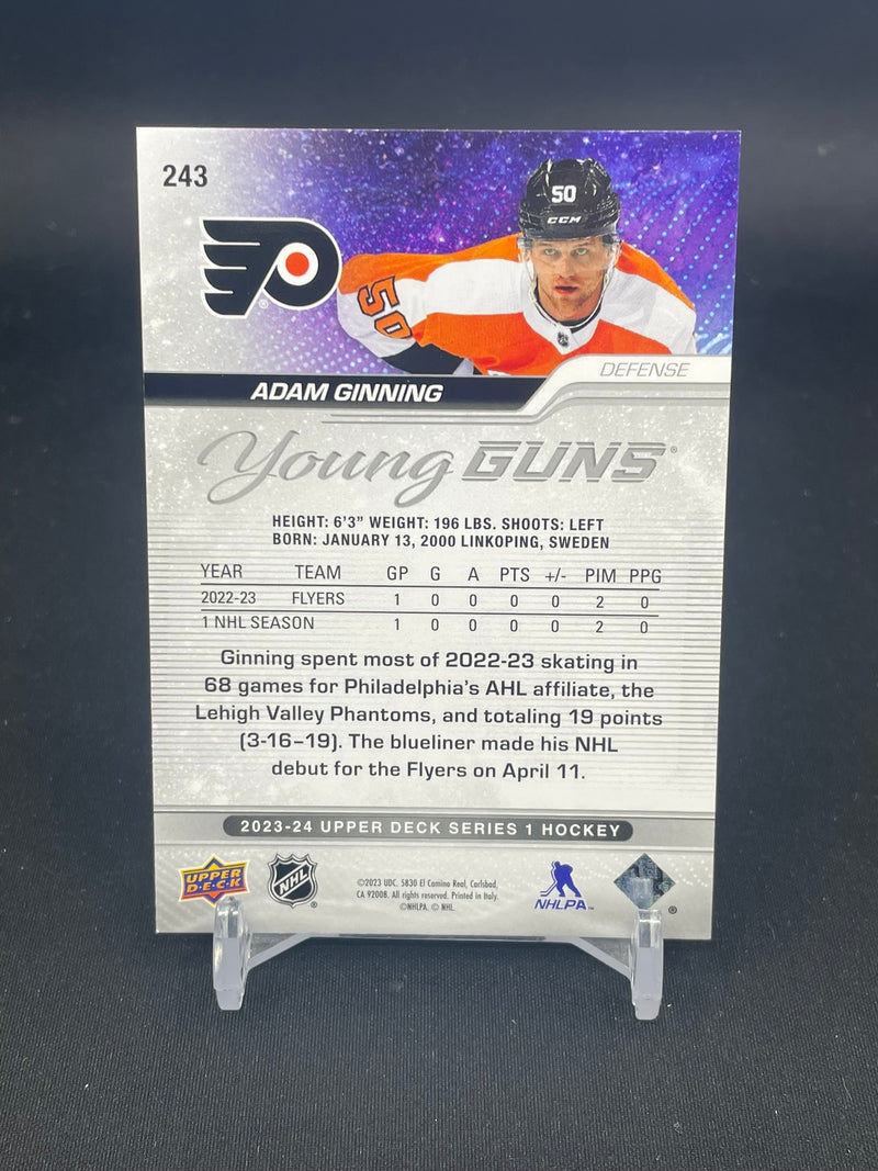 2023 UPPER DECK SERIES ONE - YOUNG GUNS - A. GINNING -