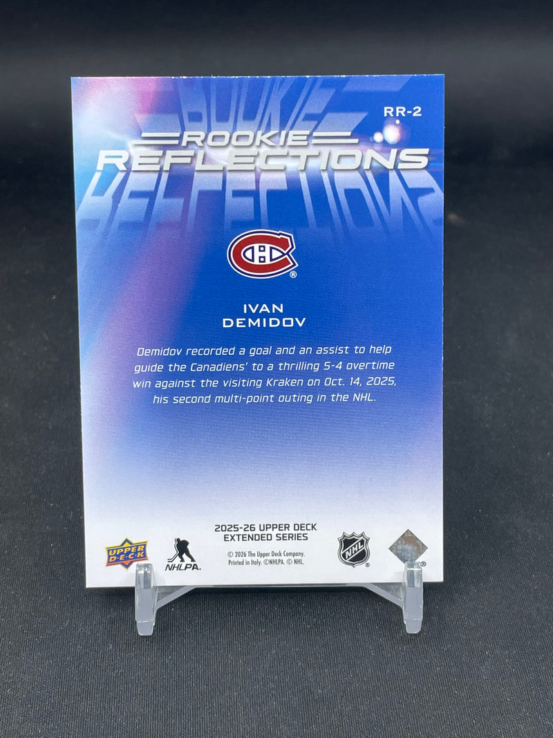 2025 UPPER DECK EXTENDED SERIES - ROOKIE REFLECTIONS - I. DEMIDOV -
