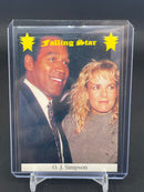 1994 FALLING STAR INC. - PROMOTIONAL CARD - O.J. SIMPSON - 6 CARD SET