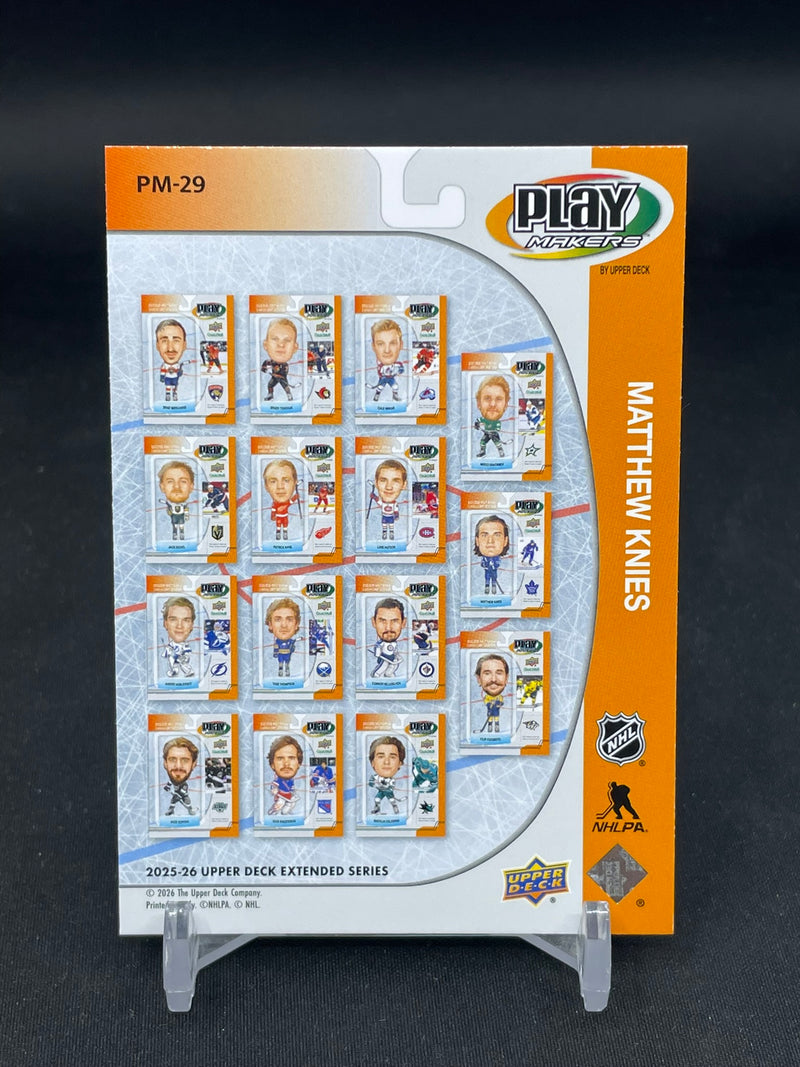 2025 UPPER DECK EXTENDED SERIES - PLAYMAKERS - M. KNIES -
