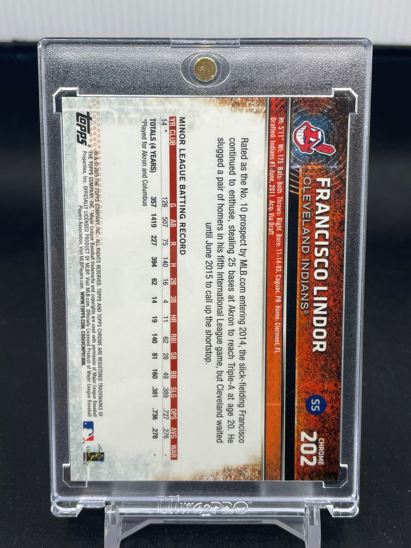 2015 TOPPS CHROME - F. LINDOR -