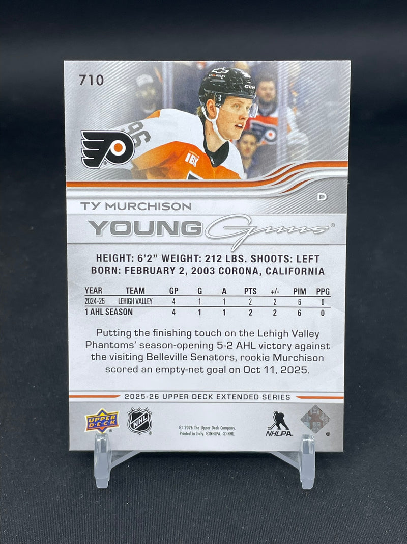 2025 UPPER DECK EXTENDED SERIES - YOUNG GUNS - T. MURCHISON -