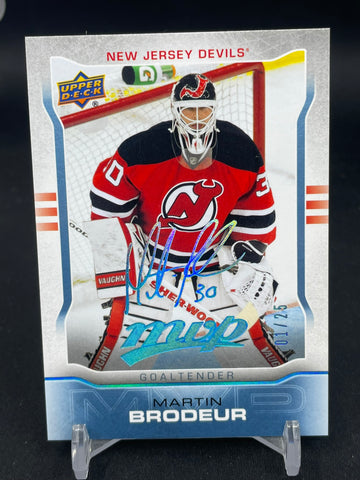 2014 UPPER DECK MVP - SUPER SCRIPT - M. BRODEUR - #271 - #'D/25