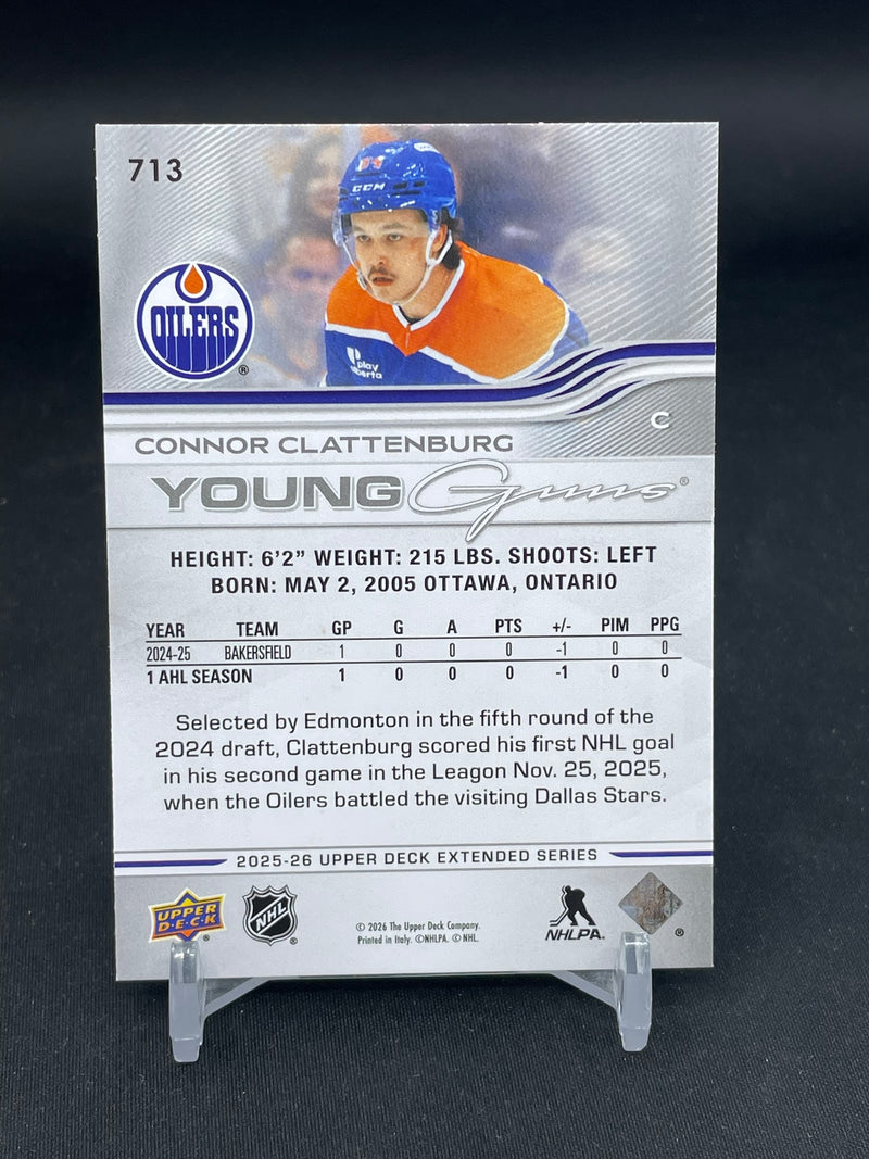 2025 UPPER DECK EXTENDED SERIES - YOUNG GUNS - C. CLATTERBURG -