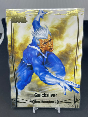 2023 UPPER DECK MARVEL MASTERPIECE XL - GOLD FOIL - QUICKSILVER - #45 - #'D/1999