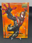 2023 UPPER DECK MARVEL MASTERPIECE XL - GOLD FOIL - ULTIMATE SPIDER-MAN - #45 - #'D/1999