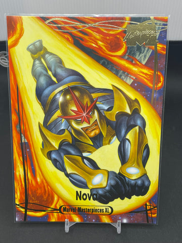 2023 UPPER DECK MARVEL MASTERPIECE XL - GOLD FOIL - NOVA - #25 - #'D/1999