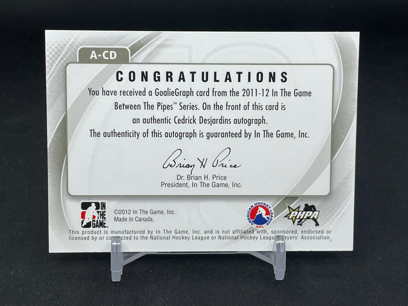 2012 IN THE GAME BETWEEN THE PIPES - FUTURE STARS - C. DESJARDINS -