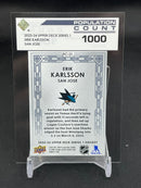 2023 UPPER DECK SERIES ONE - POPULATION COUNT 1000 - E. KARLSSON -