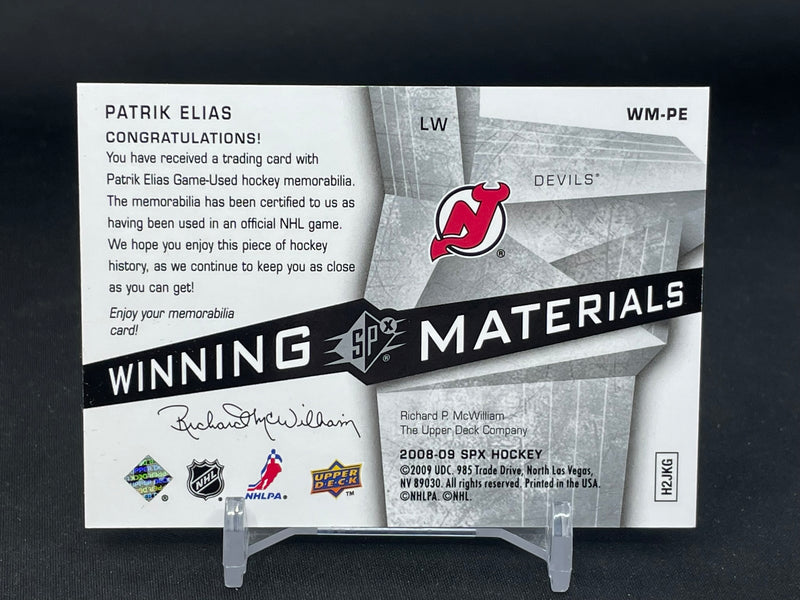 2008 UPPER DECK SPX - WINNING MATERIALS - P. ELIAS -