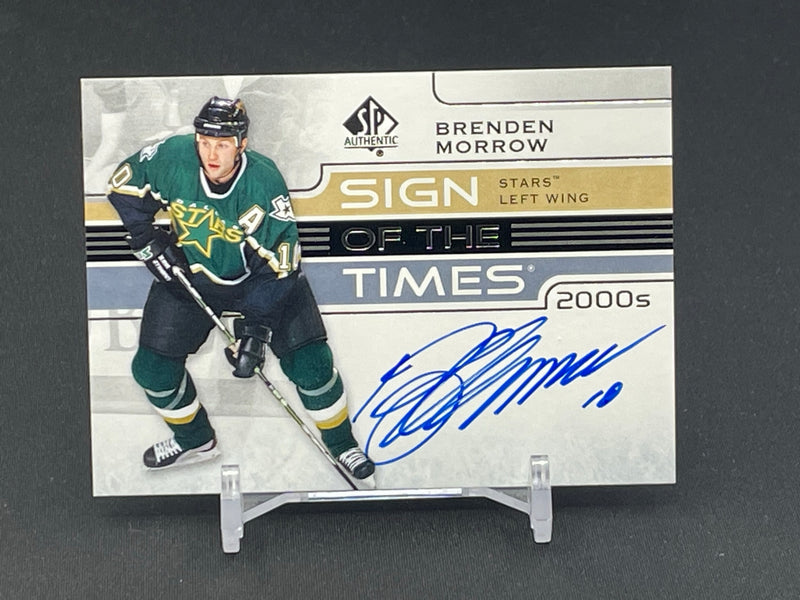 2021 UPPER DECK SP AUTHENTIC - SIGN OF THE TIMES - BRENDEN MORROW - STOO-BM - AUTOGRAPH