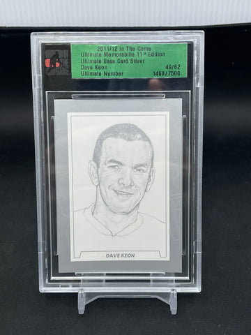 2011 IN THE GAME - ULTIMATE MEMORABILIA 11TH EDITION - SILVER - D. KEON - #'D/62