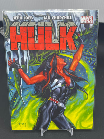 2023 UPPER DECK MARVEL MASTERPIECE XL - WHAT IF... - RED SHE-HULK - #24