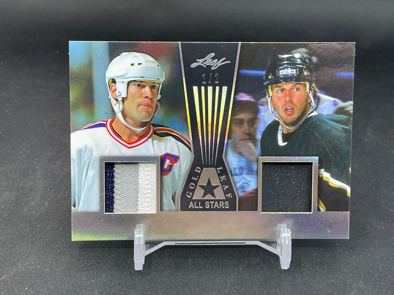 2018 GOLD LEAF ALLSTARS - M. MESSIER / M. MODANO - #GLAS-15 - #'D/2 - DUAL RELIC