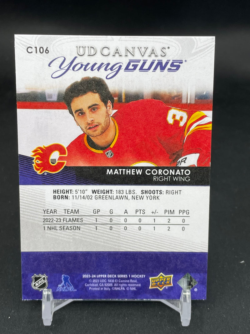 2023 UPPER DECK SERIES ONE - UD CANVAS YOUNG GUNS - M. CORONATO -