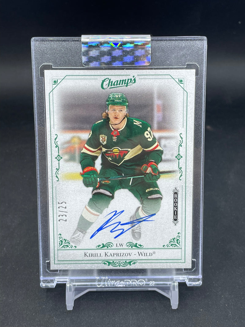2020 UPPER DECK CLEAR CUT - CHAMPS - K. KAPRIZOV - #C-KK - #'D/25 - AUTOGRAPH - RC