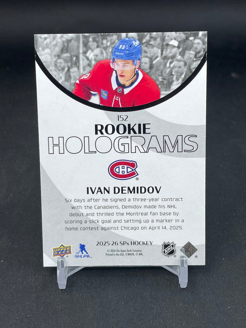 2025 UPPER DECK SPX - ROOKIE HOLOGRAMS - I. DEMIDOV -