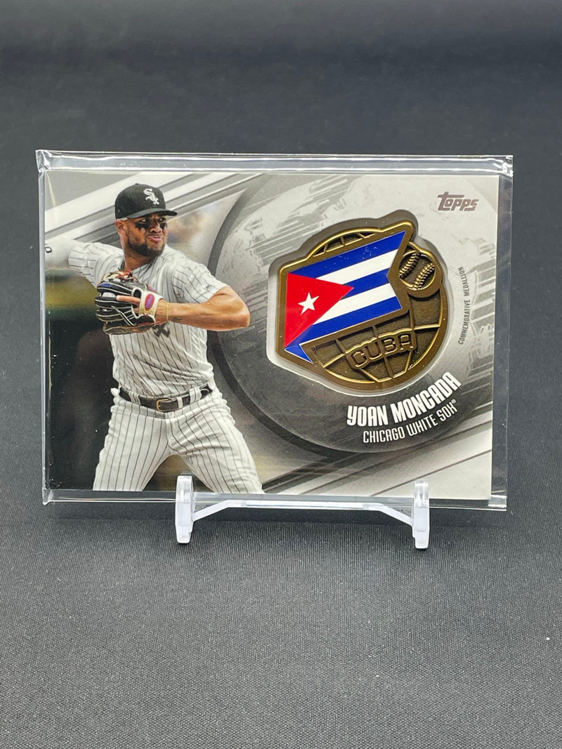 2020 TOPPS SERIES ONE - GLOBAL GAME MEDALLION - Y. MONCADA -
